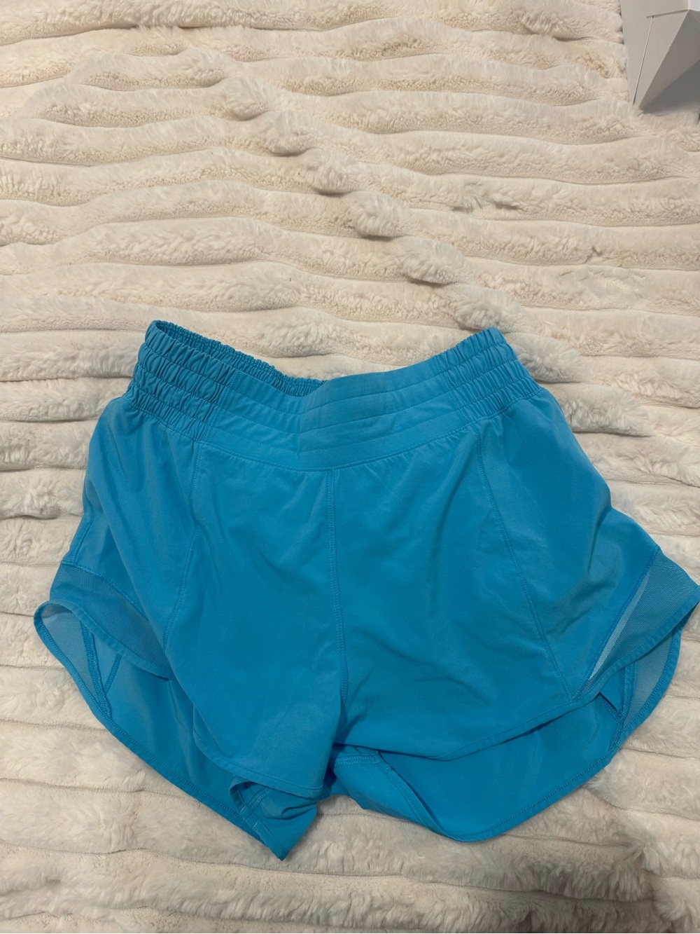lululemon athletica Bright Turquoise Running Shorts
